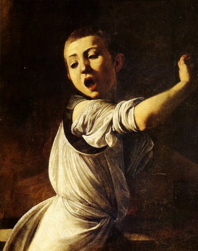 Martyrdom of St. Matthew (detail) by Michelangelo Merisi Caravaggio